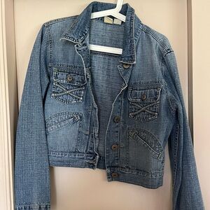 VINTAGE cropped union bay jeans jean jacket women’s Large